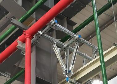 沁水该抗震支架的整体式支吊架结构协调性好